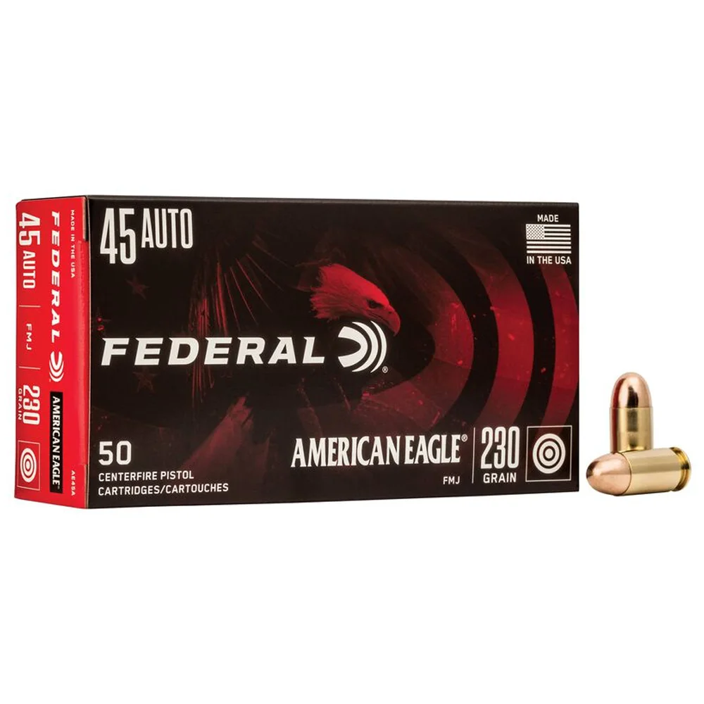 American Eagle Handgun 45 Auto 230 Grain AE45A