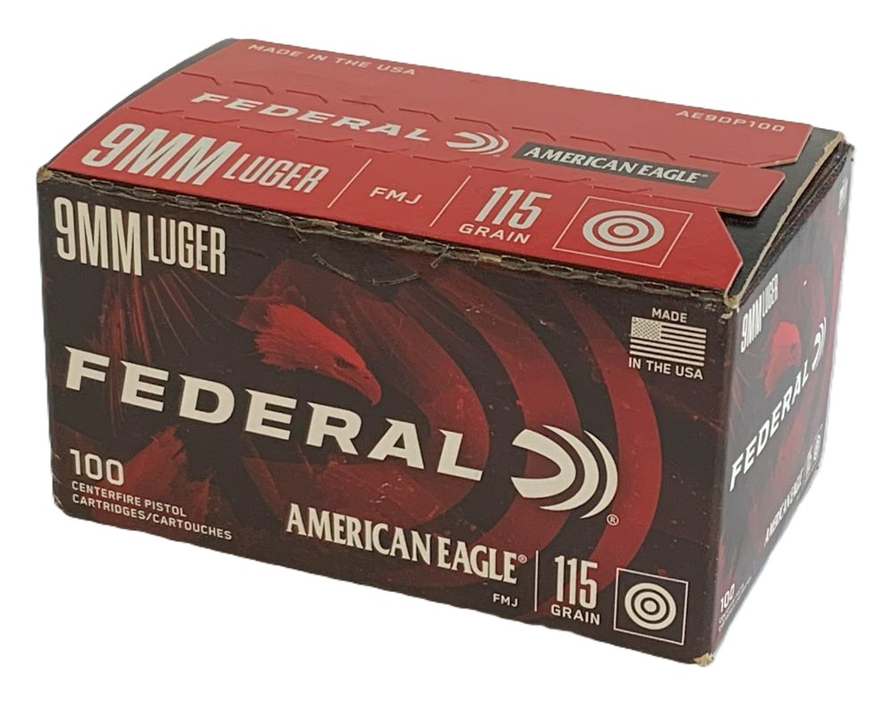 American Eagle Handgun 9mm Luger 115 Grain